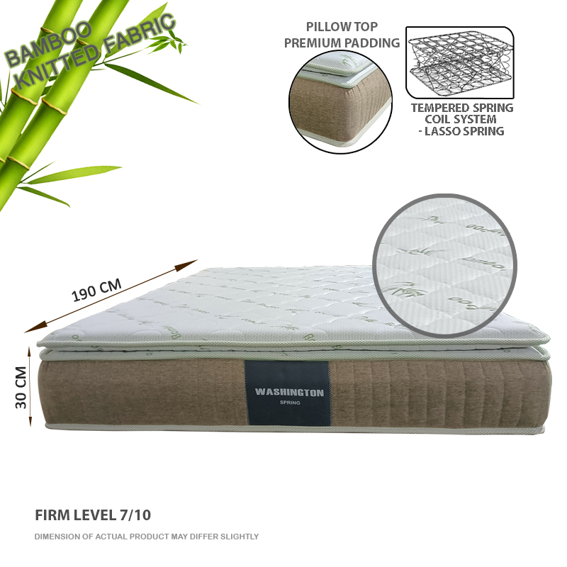 12 Inch Bamboo Pillow Top Spring Mattress 1 C copy